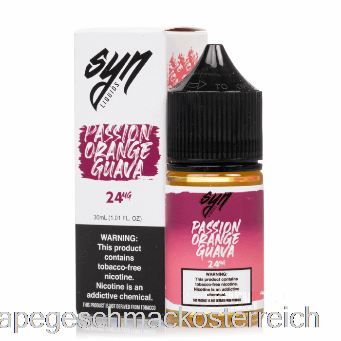 Passionsorange-Guave – Syn-Salze – 30 Ml, 48 Mg Vape-Geschmack